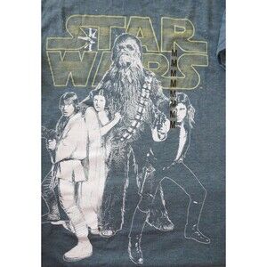 Star Wars Edge of the Galaxy Mens T-Shirt Size M w/Tags Chewbacca Han Luke Leah